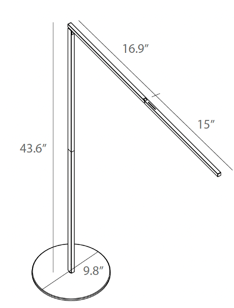 Z Bar Floor Gen 4 Line Drawing
